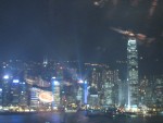Hong Kong laser show at 8pm every night
