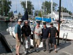 The e-Veritas crew after sailing... still smiling!