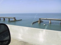 An old railway bridge that has been cut to allow sailboats through - also a popular fishing hole.